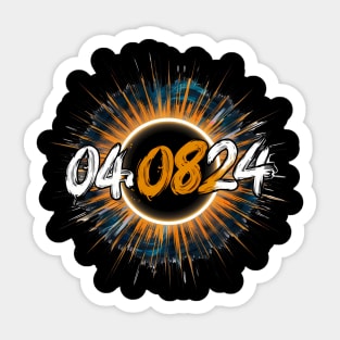 Solar Eclipse, Graffiti Design Sticker